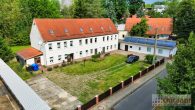 Großes freistehendes und vielseitig nutzbares Mehrfamilienhaus mit 5 Wohneinheiten nahe bei Leipzig. - Luftaufnahme