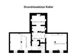 Familienglück in Trebnitz. - Grundrissskizze Keller