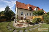 Gemütliches Einfamilienhaus mit schönem Garten, Terrasse und Garage in Leuna. - Terrasse