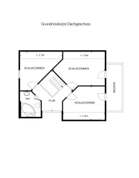 Grundrissskizze DG