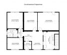 Hier beginnt Zuhause – gepflegter Bungalow mit Garten und vielseitigen Möglichkeiten in Merseburg - Grundrissskizze EG bemaßt