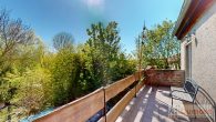 Natur pur genießen – familienfreundliches Zuhause mit viel Potenzial in Kötzschau nahe bei Leipzig! - Balkon