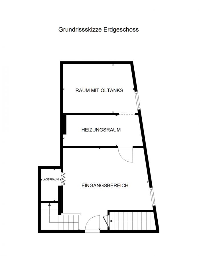 Grundrissskizze EG unbemaßt