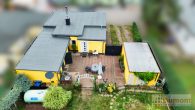 Toller Bungalow mit Garage und sonnigem Garten in beliebter Wohnlage von Bitterfeld/Wolfen. - Luftaufnahme