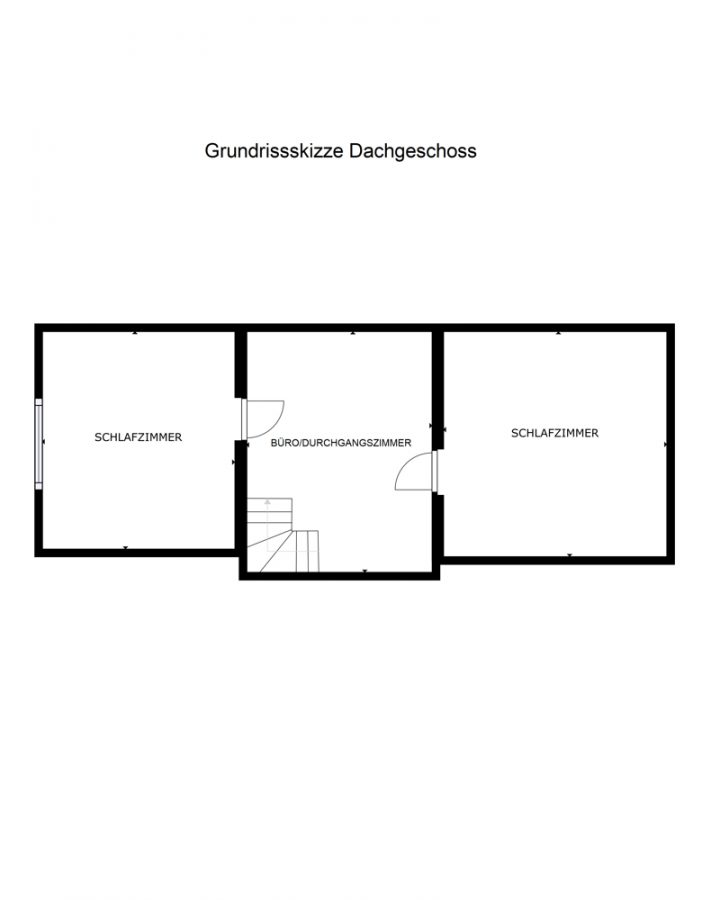 Grundrissskizze DG unbemaßt