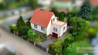 Freistehendes Einfamilienhaus mit Tiefgarage und gemütlichem Garten zur verwirklichung Ihrer Träume. - Luftaufnahme