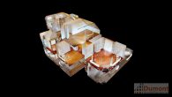 Freistehendes Einfamilienhaus mit Tiefgarage und gemütlichem Garten zur verwirklichung Ihrer Träume. - 3D Modell vom Haus